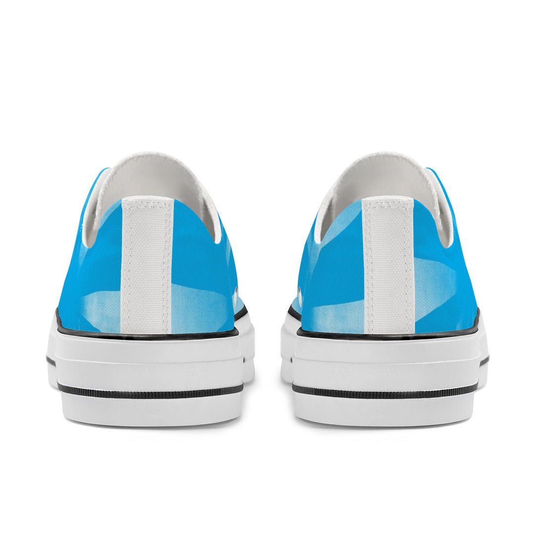 NASHVILLE BRAND SAMARI BLUE Classic Low Top Canvas Shoes