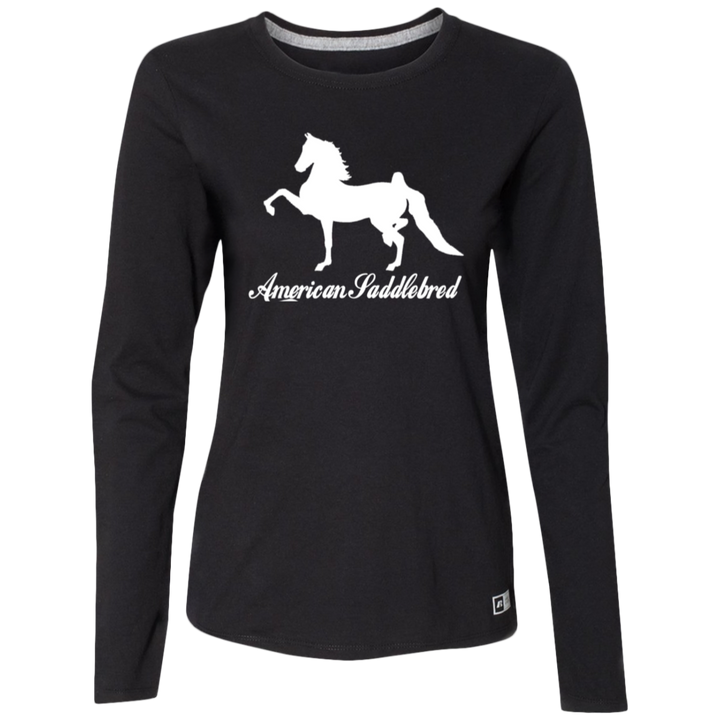 AMERICAN SADDLEBRED 64LTTX Ladies’ Essential Dri-Power Long Sleeve Tee