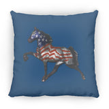 Tennessee Walking Horse Performance All American ZP18 Large Square Pillow