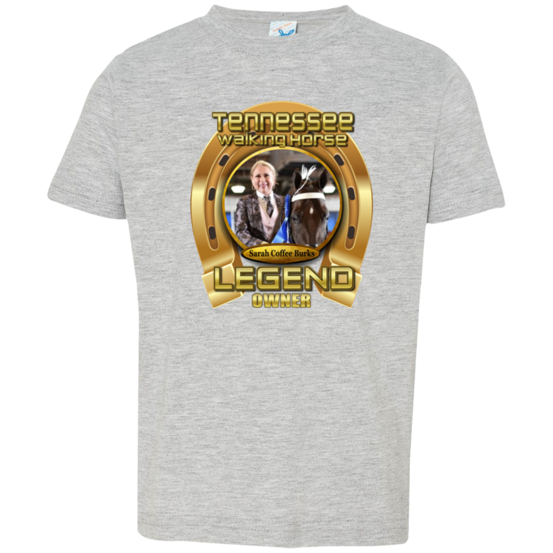 SARAH COFFEE BURKS (TWH LEGENDS) 3321 Toddler Jersey T-Shirt