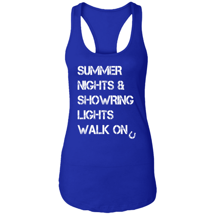 Summer Nights Showring Lights Walk On NL1533 Ladies Ideal Racerback Tank