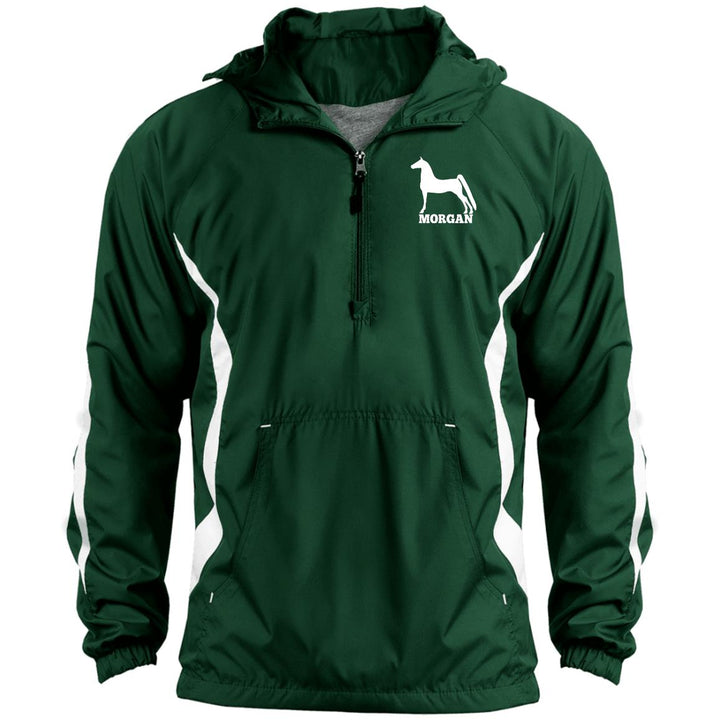 Morgan JST63 Unisex Colorblock Raglan Anorak