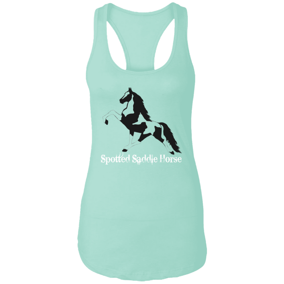 Spotted Saddle Horse NL1533 Ladies Ideal Racerback Tank