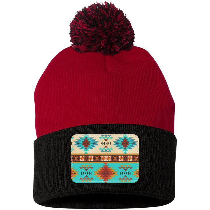 DUTTON RANCH 1 SP15 Pom Pom Knit Cap - Patch