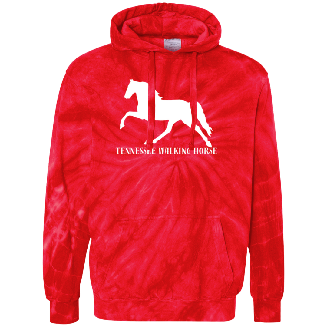 Tennessee Walker 4HORSE CD877 Unisex Tie-Dyed Pullover Hoodie