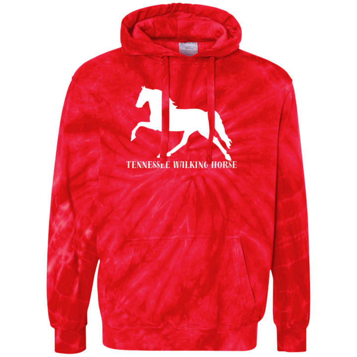 Tennessee Walker 4HORSE CD877 Unisex Tie-Dyed Pullover Hoodie