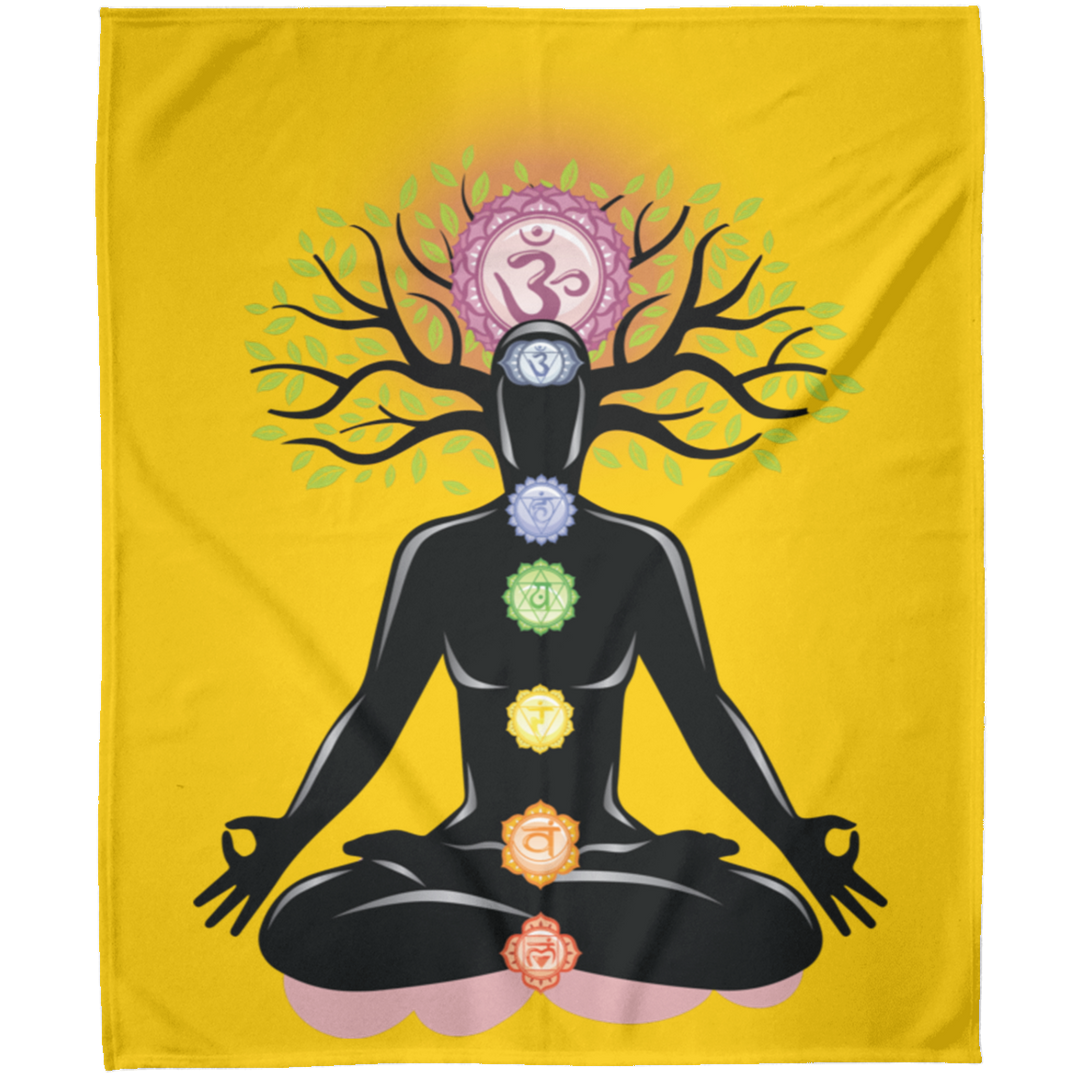 CHAKRAS PLUSH BLANKET (12 STYLES AND SIZES)
