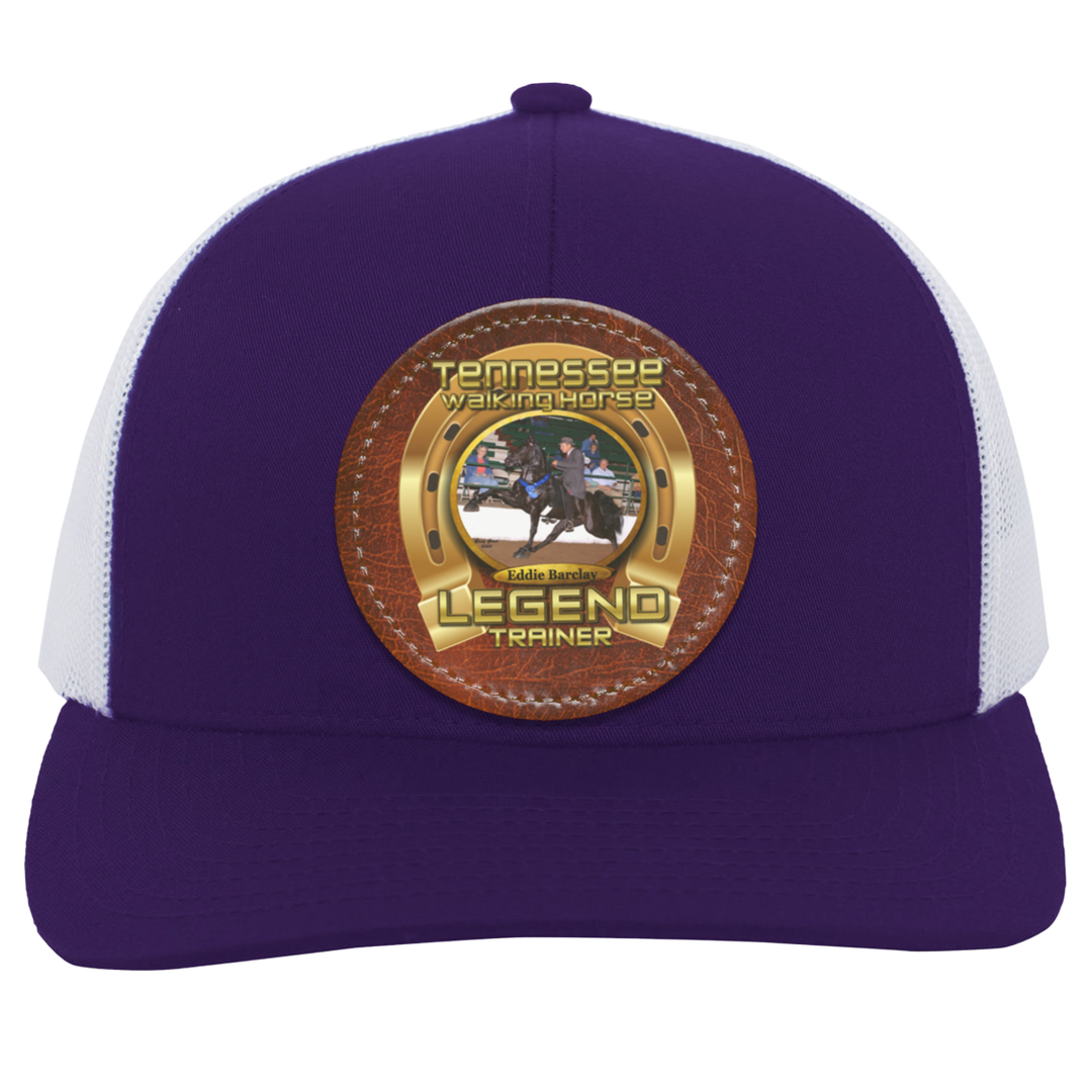 EDDIE BARCLAY (TWH LEGENDS) HAT 104C Trucker Snap Back - Patch