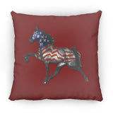 Tennessee Walking Horse Performance All American ZP14 Small Square Pillow