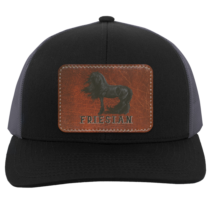 FRIESIAN ON LEATHER 104C Trucker Snap Back - Patch