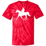 Missouri Fox Trotter WITH MALE RIDER WHITE CD100 100% Cotton Tie Dye T-Shirt