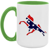 Rebel on the Rail Tennessee Walking Horse Performance AM15OZ 15oz. Accent Mug