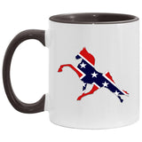 Rebel on the Rail Tennessee Walking Horse Performance AM11OZ 11 oz. Accent Mug
