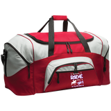 I RIDE LIKE A GIRL (TWH PLEASURE) BG99 Colorblock Sport Duffel