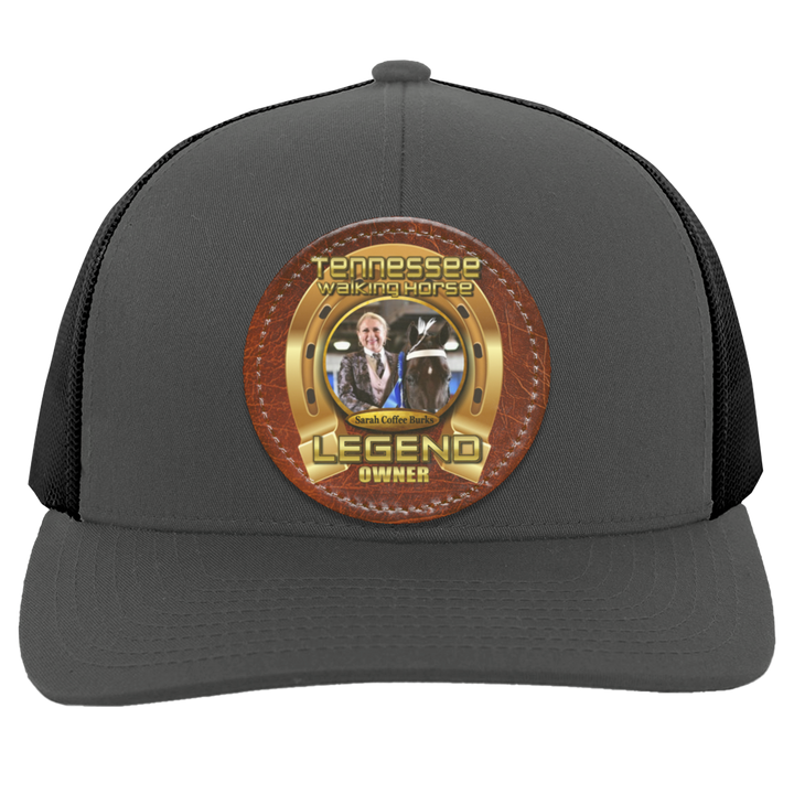 SARAH COFFEE BURKS (TWH LEGENDS) HAT 104C Trucker Snap Back - Patch
