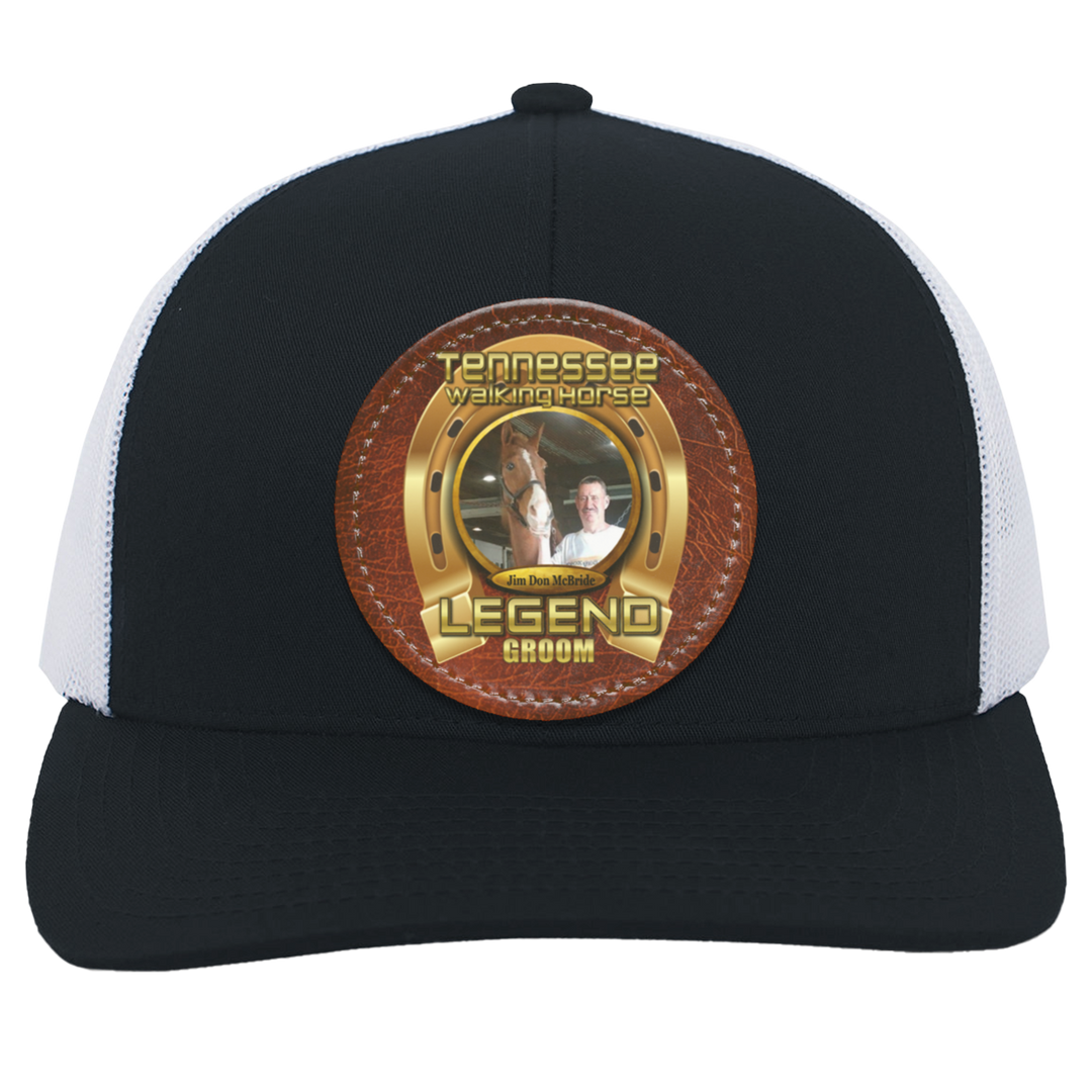 JIM DON MCBRIDE (TWH LEGENDS) HAT 104C Trucker Snap Back - Patch