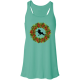 TWH PERFORMANCE CHRISTMAS WREATH B8800 Flowy Racerback Tank