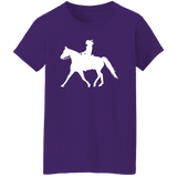 Missouri Fox Trotter LADY FINAL ART WHITE G500L Ladies' 5.3 oz. T-Shirt