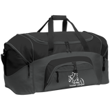 HUNTER JUMPER STYLE 1 (WHITE) 4HORSE BG99 Colorblock Sport Duffel