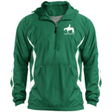 TRAIL PLEASURE JST63 Unisex Colorblock Raglan Anorak