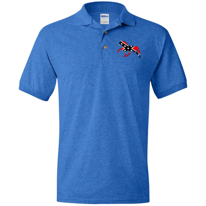 Rebel on the Rail Tennessee Walking Horse Pleasure G880 Jersey Polo Shirt