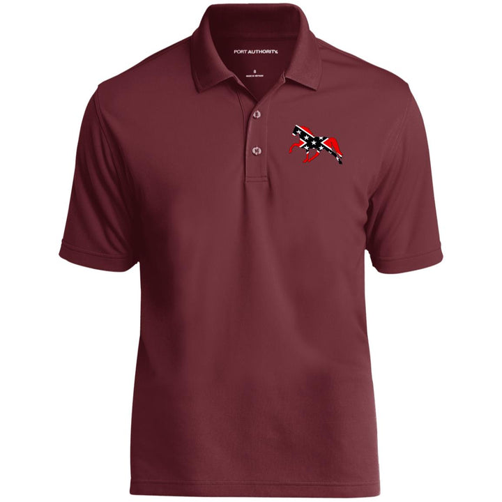 Rebel on the Rail Tennessee Walking Horse Pleasure K110 Dry Zone UV Micro-Mesh Polo