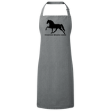 Tennessee Walker (black) 4HORSE RP150 Sustainable Unisex Bib Apron