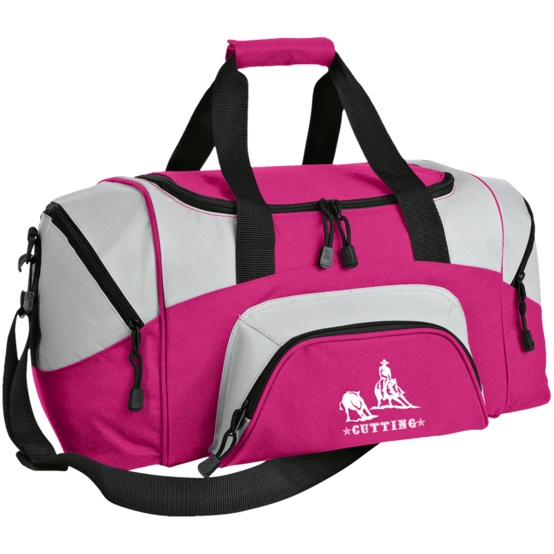 CUTTING STYLE 1 (white) 4HORSE BG99 Colorblock Sport Duffel