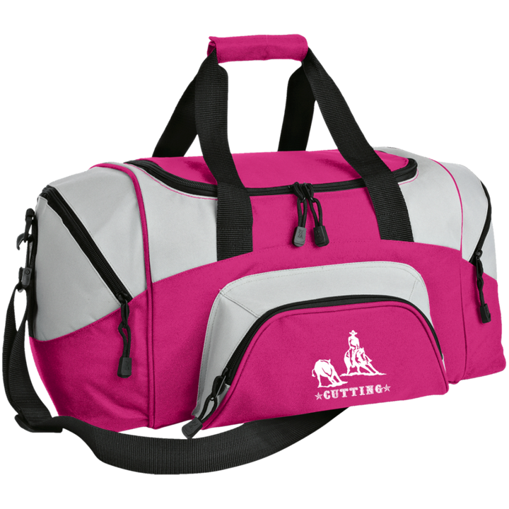 CUTTING STYLE 1 (white) 4HORSE BG99 Colorblock Sport Duffel