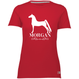 MORGAN STYLE 1 (WHITE) 4HORSE 64STTX Ladies’ Essential Dri-Power Tee