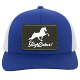 BIG LICKER PATCH HATTRUCKER HAT ( THREE SHAPES-12 COLORS AND STYLES)