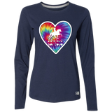 SHE FOUND HER LOVE TWH PLEASURE HEART 64LTTX Ladies’ Essential Dri-Power Long Sleeve Tee