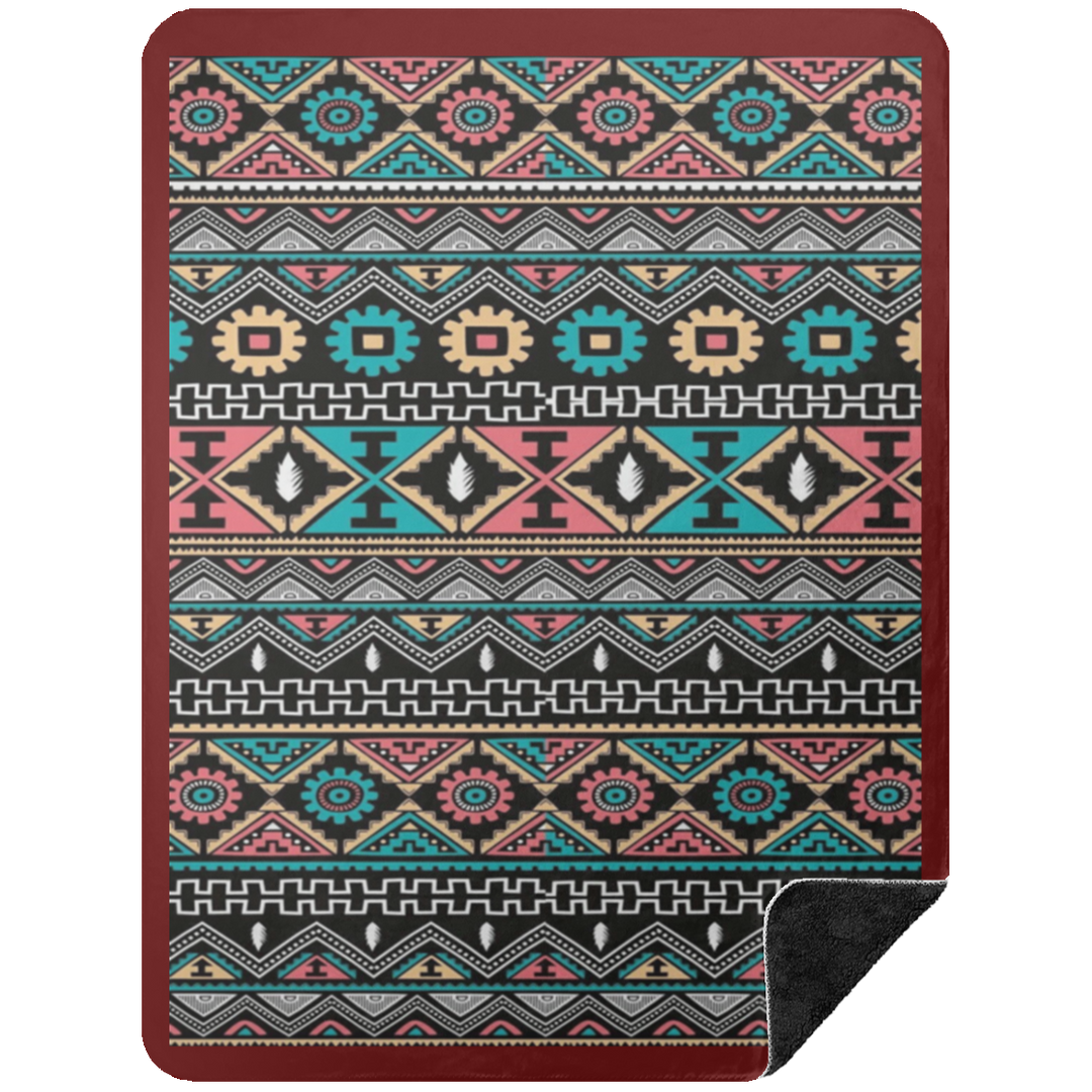 AZTEC 1 BSHL Premium Black Sherpa Blanket 60x80