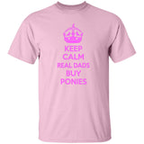 REAL DADS BUY PONIES (pink) G500 5.3 oz. T-Shirt