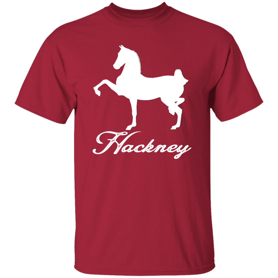 HACKNEY DESIGN 1 (white) 4HORSE G500 5.3 oz. T-Shirt