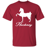 HACKNEY DESIGN 1 (white) 4HORSE G500 5.3 oz. T-Shirt