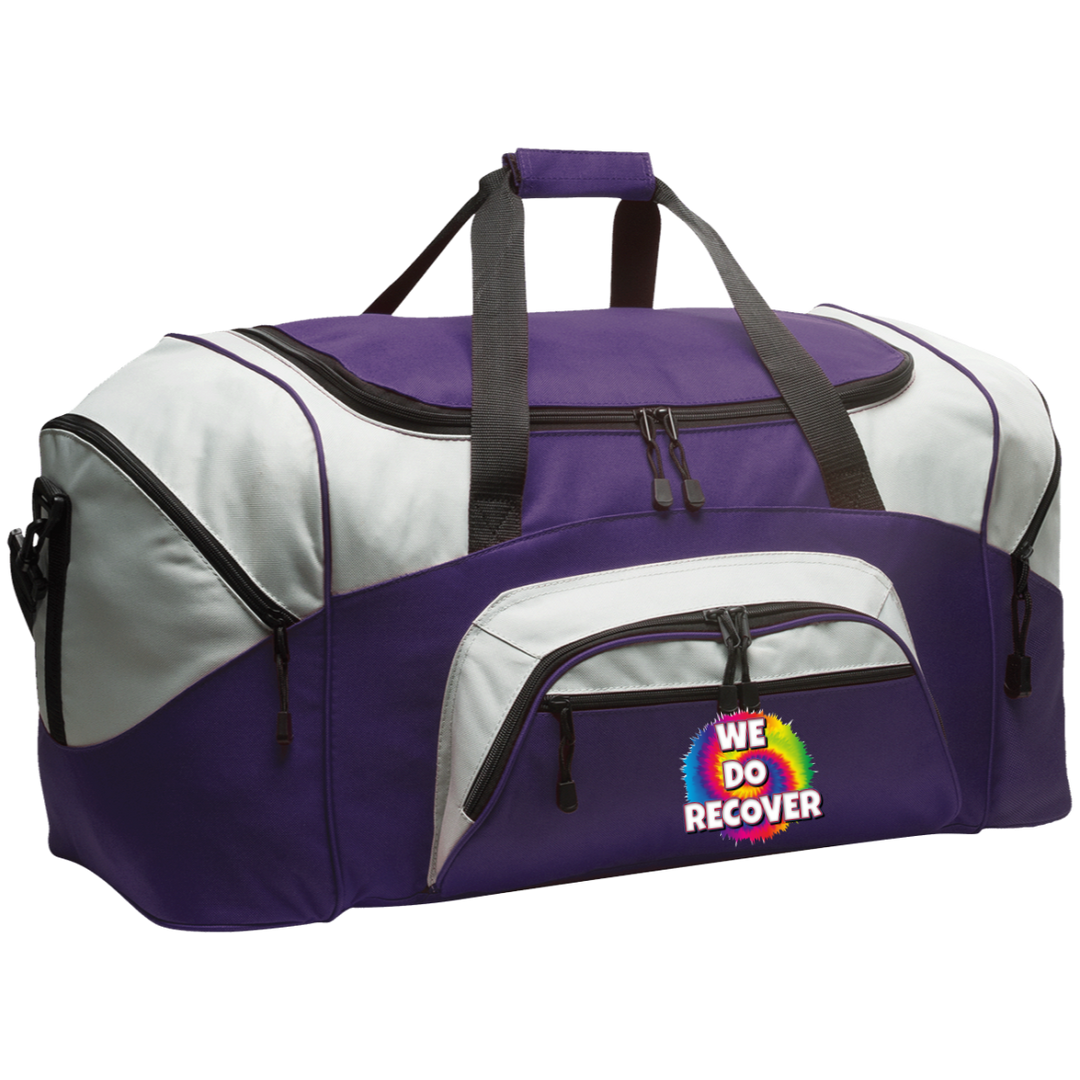 WE DO RECOVER BG99 Colorblock Sport Duffel