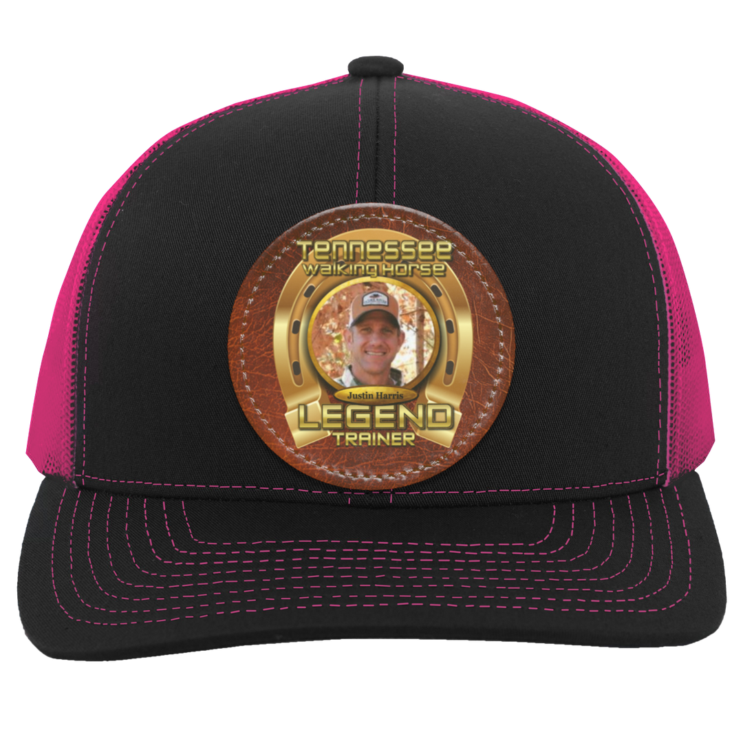 JUSTIN HARRIS (TWH LEGENDS) HAT 104C Trucker Snap Back - Patch