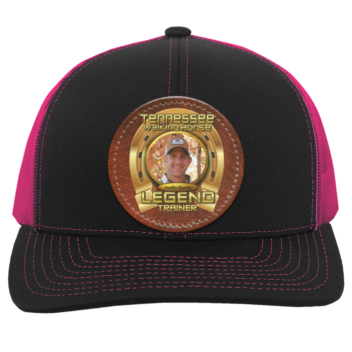JUSTIN HARRIS (TWH LEGENDS) HAT 104C Trucker Snap Back - Patch