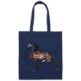 Tennessee Walking Horse Performance All American BE007 Canvas Tote Bag