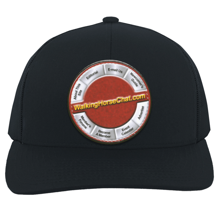 WalkingHorseChat Hat Logo 104C Trucker Snap Back - Patch