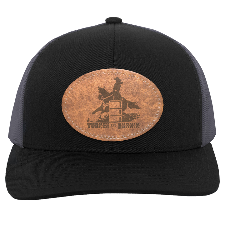 TURNIN AND BURNIN ON LEATHER 104C Trucker Snap Back - Patch