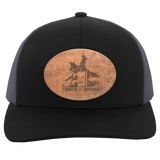 TURNIN AND BURNIN ON LEATHER 104C Trucker Snap Back - Patch