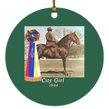 WGC CITY GIRL SUBORNC Circle Ornament