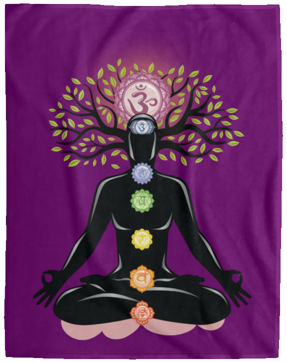 CHAKRAS PLUSH BLANKET (12 STYLES AND SIZES)