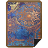 AZTEC 4 BSHL Premium Black Sherpa Blanket 60x80