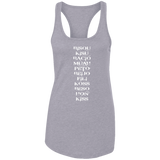 OLD983INWHITE NL1533 Ladies Ideal Racerback Tank