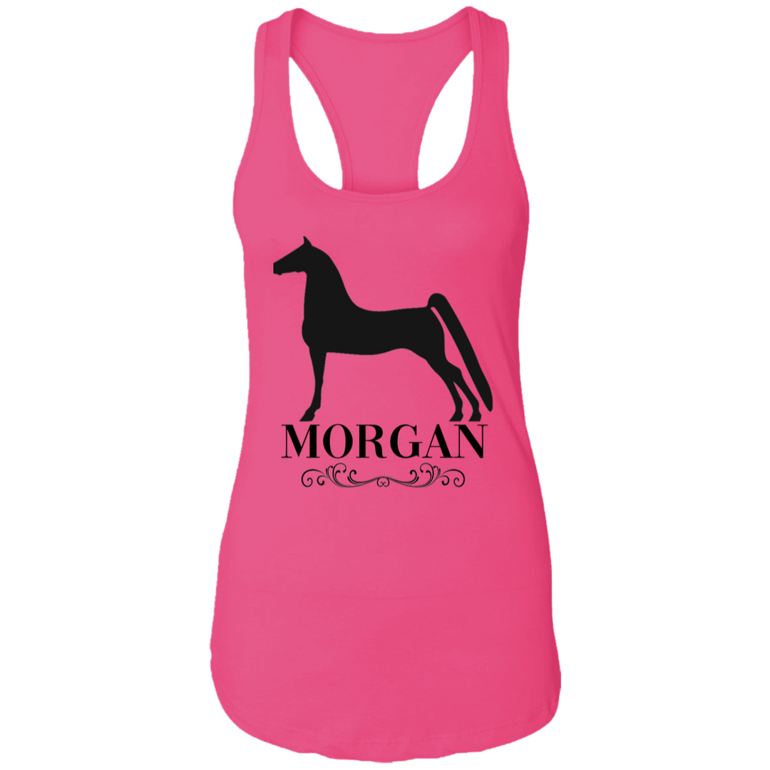 MORGAN STYLE 1 4HORSE NL1533 Ladies Ideal Racerback Tank