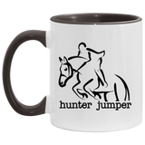 HUNTER JUMPER STYLE 1 4HORSE AM11OZ 11 oz. Accent Mug