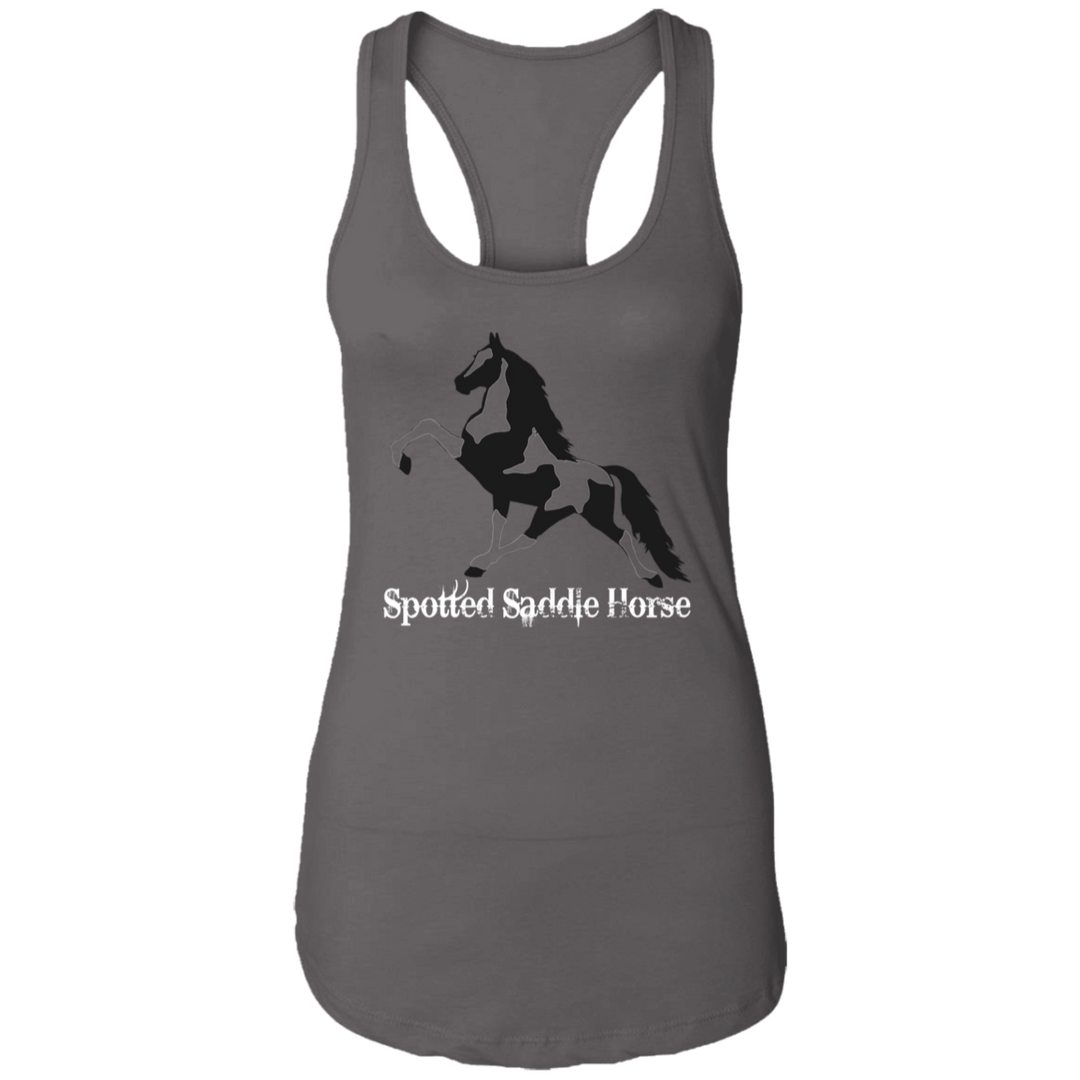 Spotted Saddle Horse NL1533 Ladies Ideal Racerback Tank